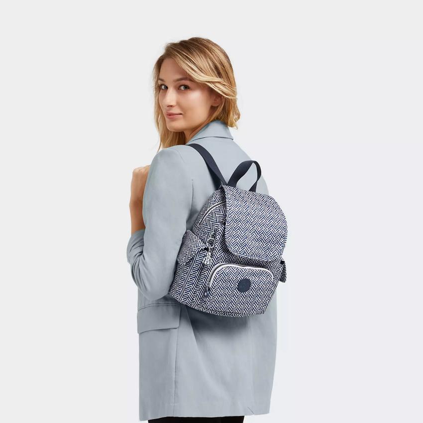 Kipling City Pack Mini Travel Backpacks Navy | UKKi1385D