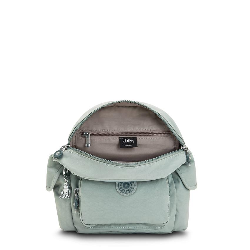Kipling City Pack Mini Travel Backpacks Olive | UKKi1386H