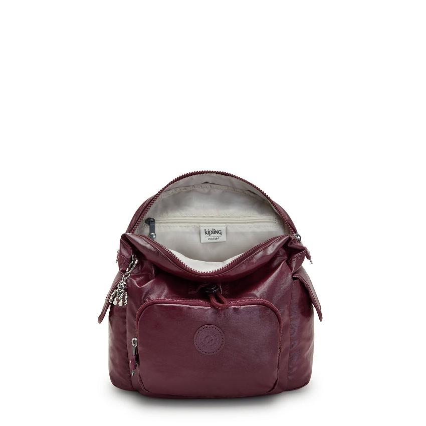 Kipling City Pack Mini Wallets Burgundy | UKKi1143I