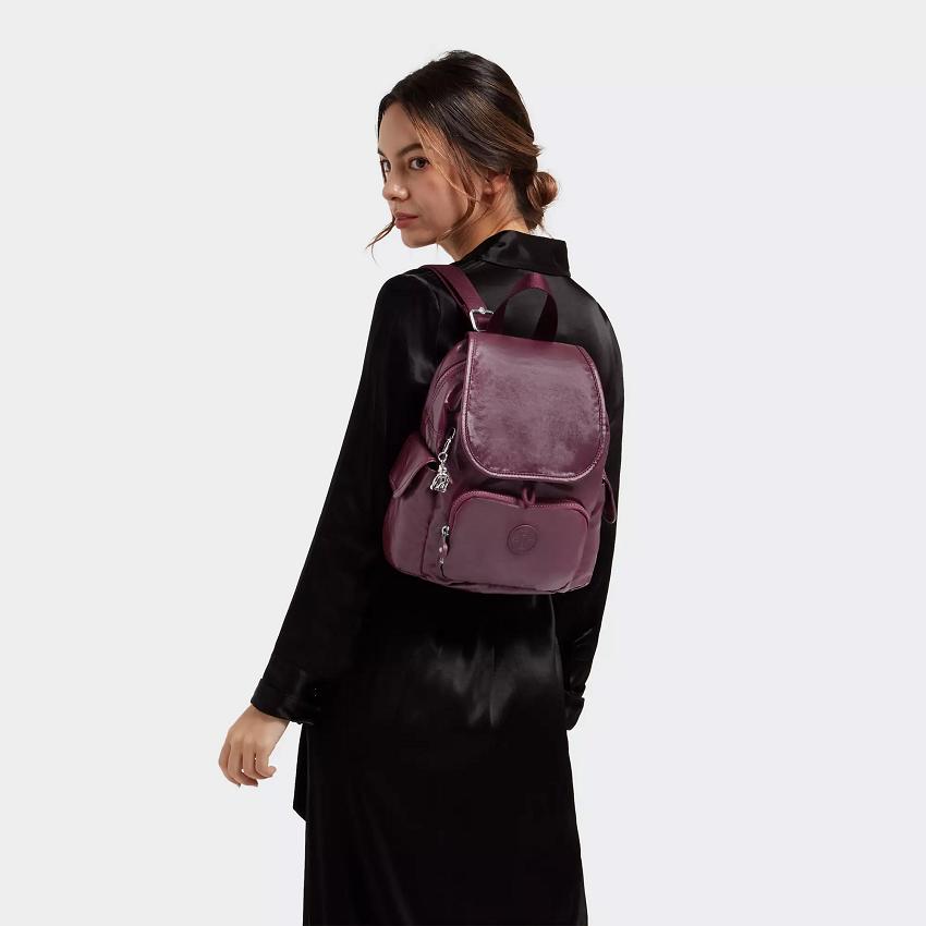 Kipling City Pack Mini Wallets Burgundy | UKKi1143I