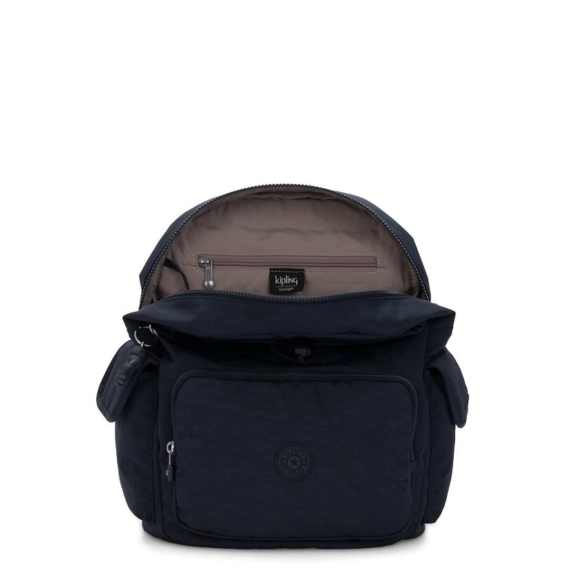 Kipling City Pack School Backpacks Blue | UKKi2156Q