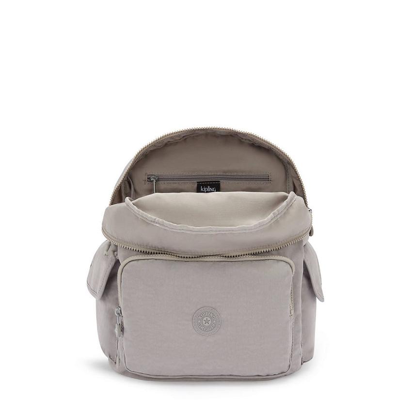 Kipling City Pack School Backpacks Grey | UKKi2160G