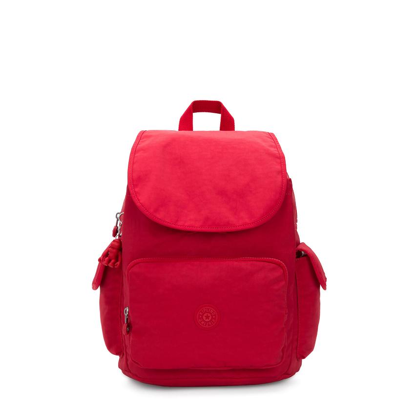 Kipling City Pack School Backpacks Red | UKKi2157S