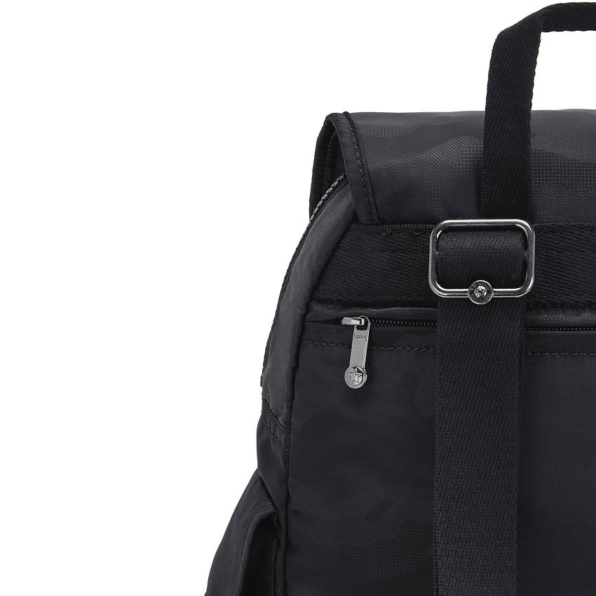 Kipling City Pack Small Fashion Backpacks Black Camo | UKKi1206O