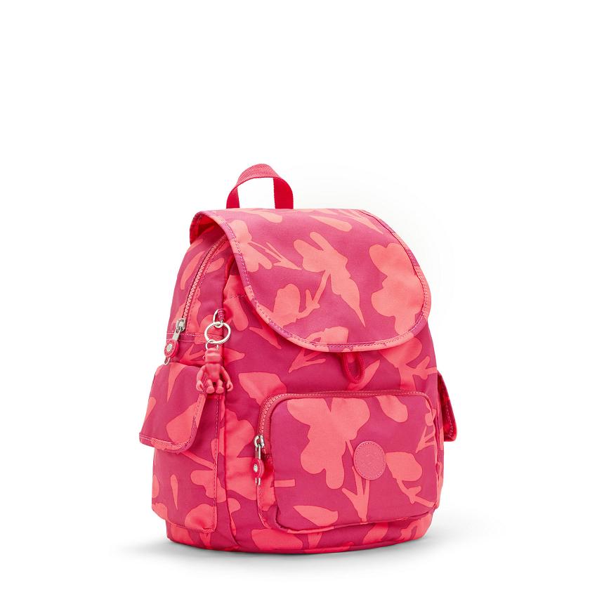 Kipling City Pack Small Fashion Backpacks Coral Flower | UKKi1215C
