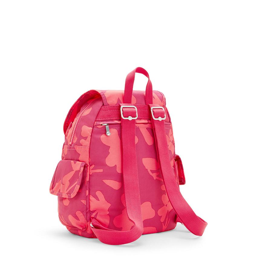 Kipling City Pack Small Fashion Backpacks Coral Flower | UKKi1215C