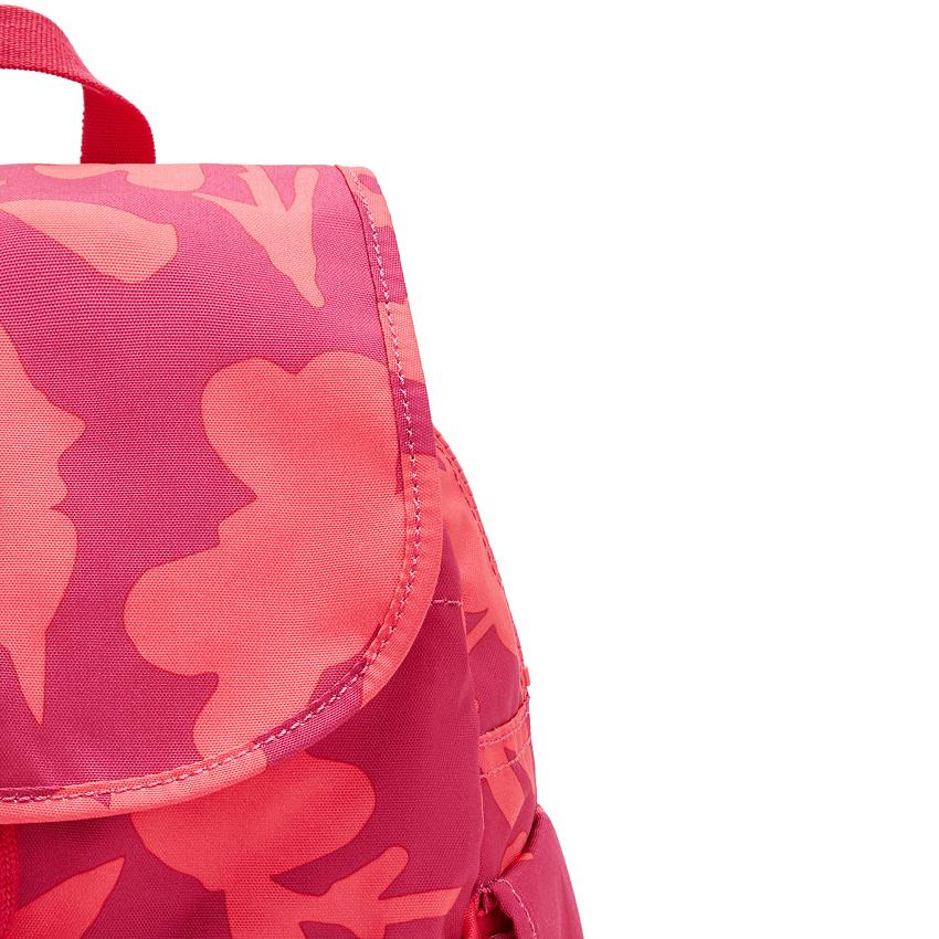Kipling City Pack Small Fashion Backpacks Coral Flower | UKKi1215C
