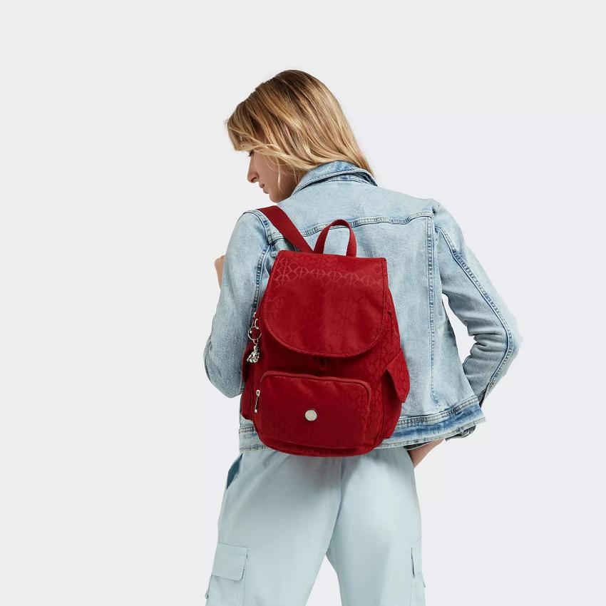 Kipling City Pack Small Fashion Backpacks Red | UKKi1226E