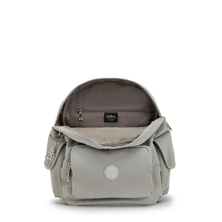 Kipling City Pack Small Travel Backpacks Grey | UKKi1391C