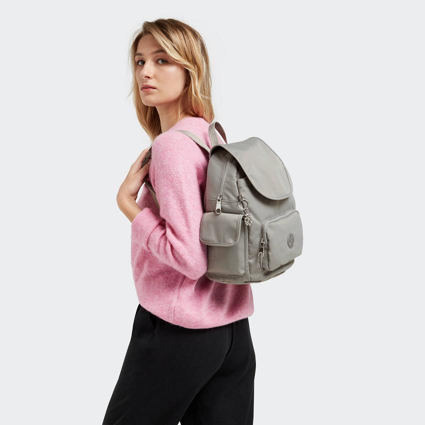 Kipling City Pack Small Travel Backpacks Grey | UKKi1391C