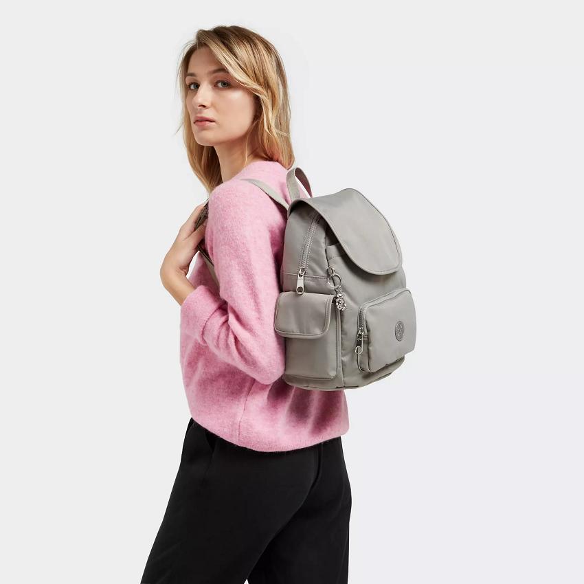 Kipling City Pack Small Travel Backpacks Grey | UKKi1391C