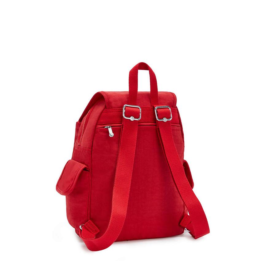 Kipling City Pack Small Travel Backpacks Red | UKKi1393B