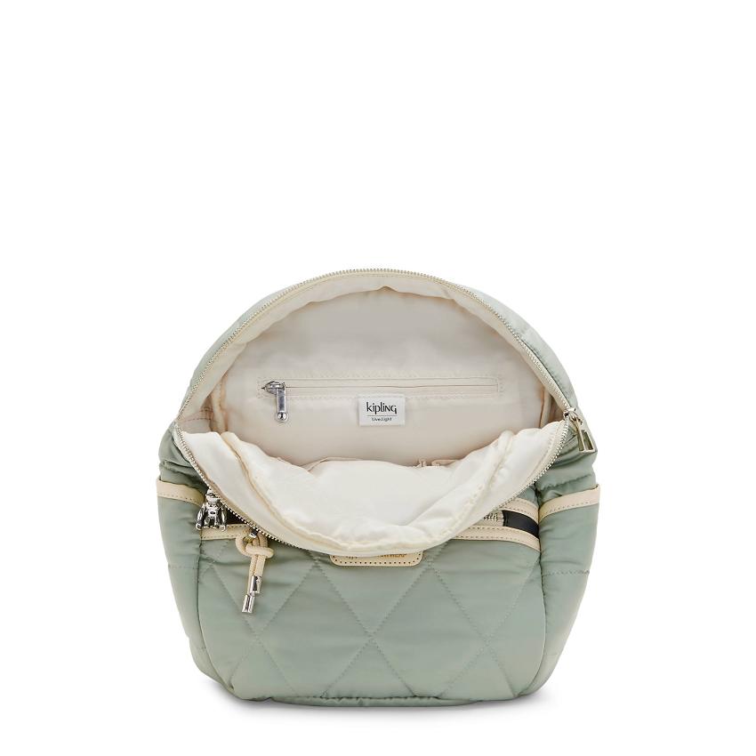 Kipling City Pack Small Travel Backpacks Olive | UKKi1401G