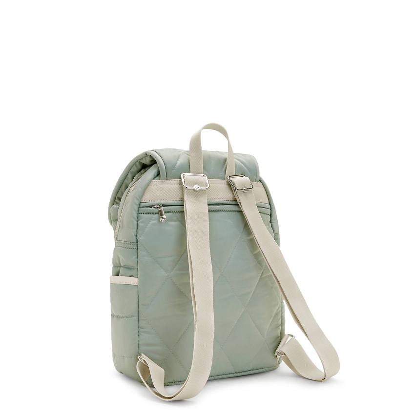 Kipling City Pack Small Travel Backpacks Olive | UKKi1401G
