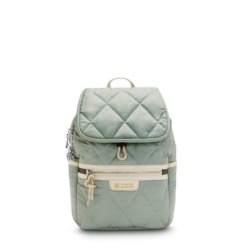 Kipling City Pack Small Travel Backpacks Olive | UKKi1401G