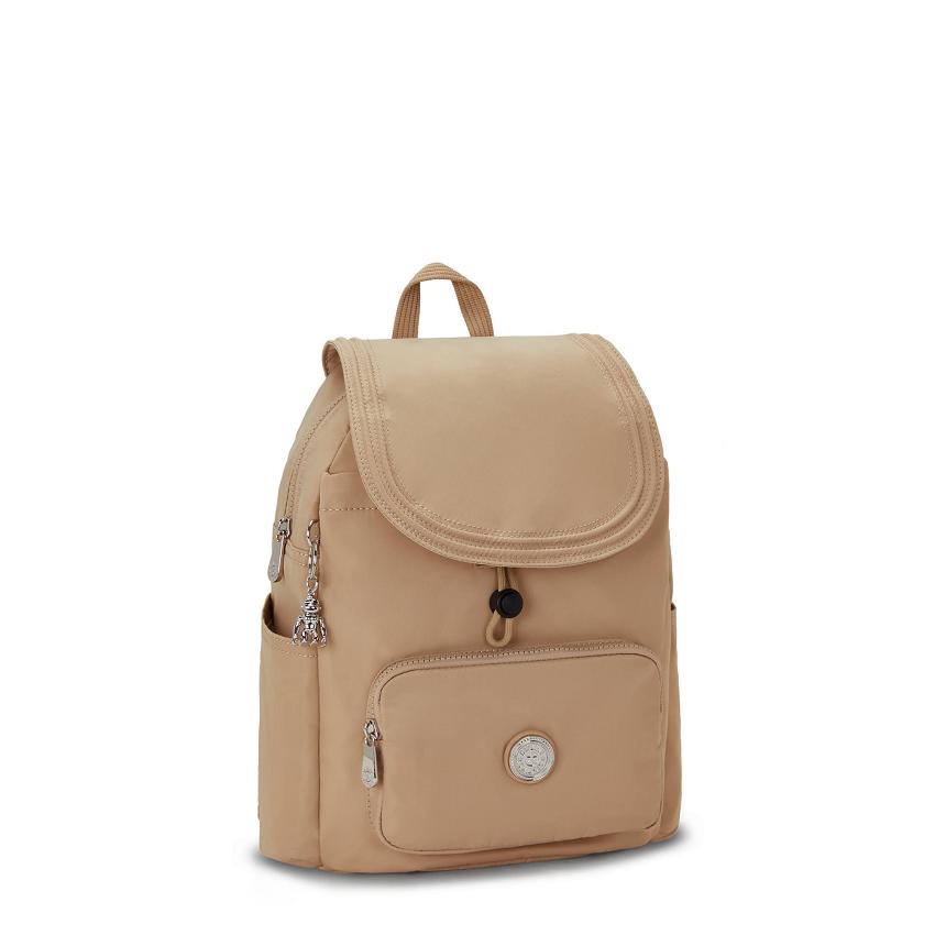 Kipling City Pack Small Travel Backpacks Beige | UKKi1402E