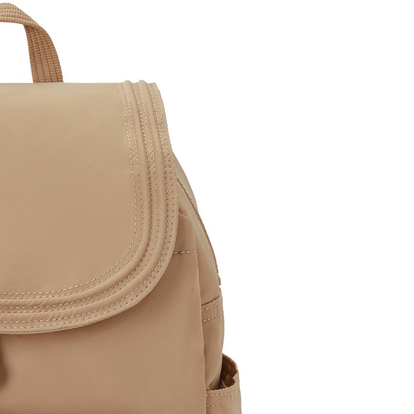 Kipling City Pack Small Travel Backpacks Beige | UKKi1402E