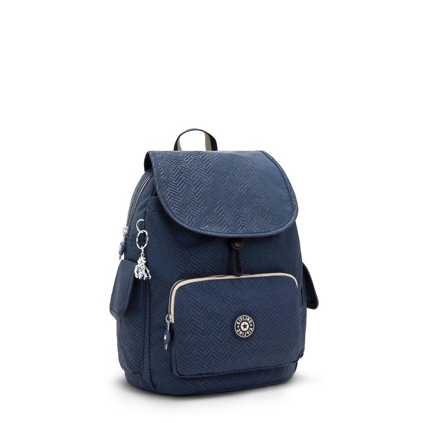 Kipling City Pack Small Travel Backpacks Blue | UKKi1403R