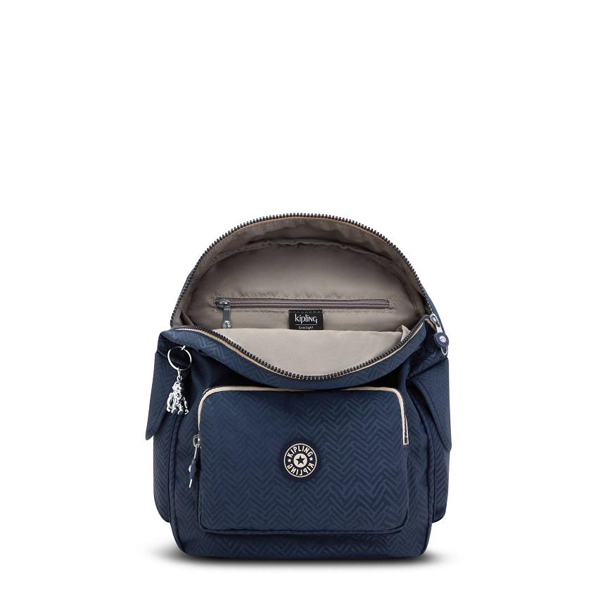 Kipling City Pack Small Travel Backpacks Blue | UKKi1403R
