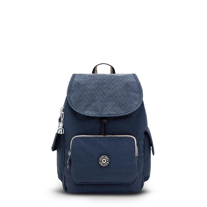 Kipling City Pack Small Travel Backpacks Blue | UKKi1403R