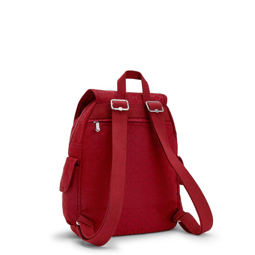 Kipling City Pack Small Travel Backpacks Red | UKKi1404T