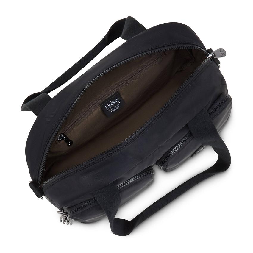 Kipling Cool Defea Shoulder Bags Black Camo | UKKi1932T