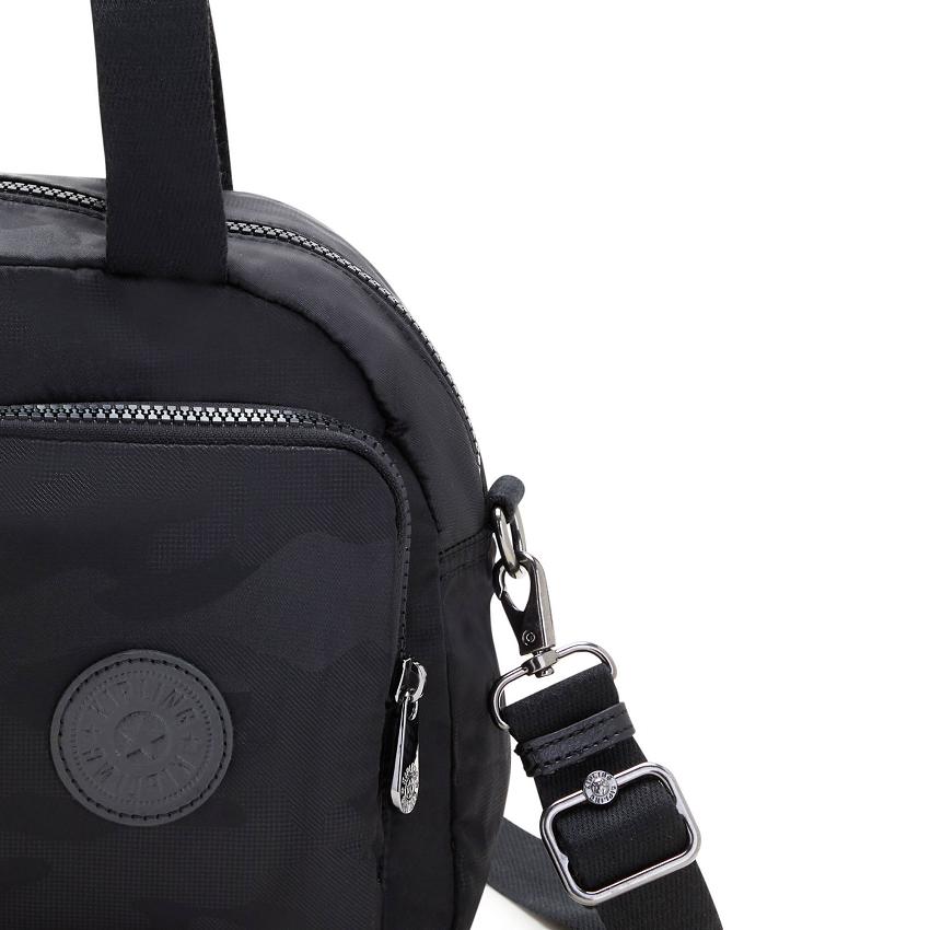Kipling Cool Defea Shoulder Bags Black Camo | UKKi1932T