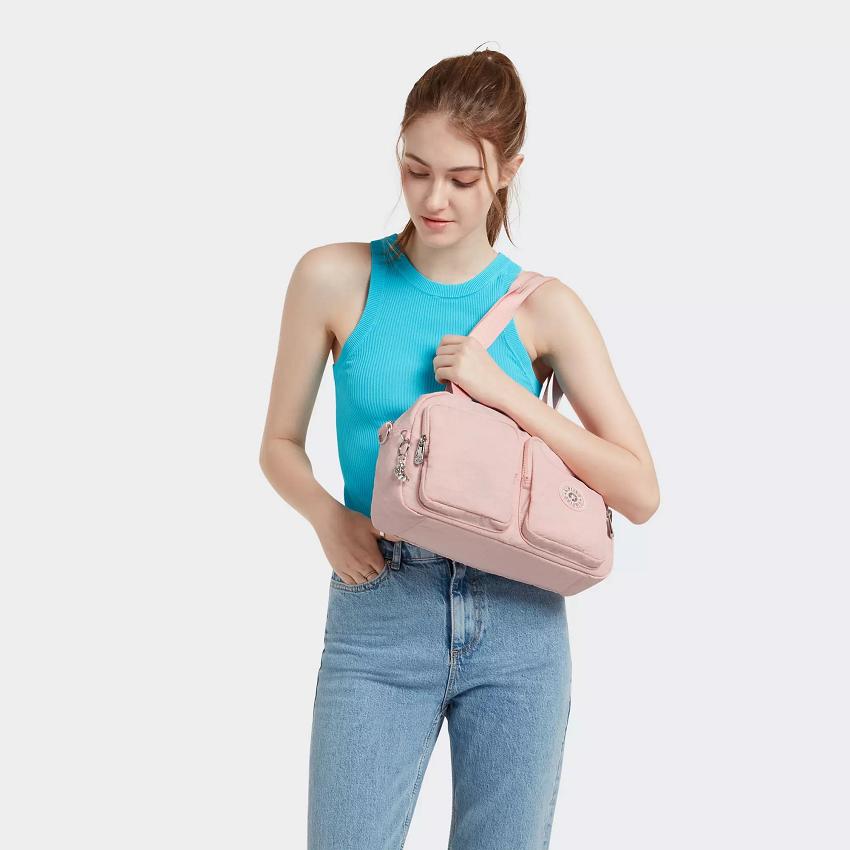 Kipling Cool Defea Shoulder Bags Rose | UKKi1930E