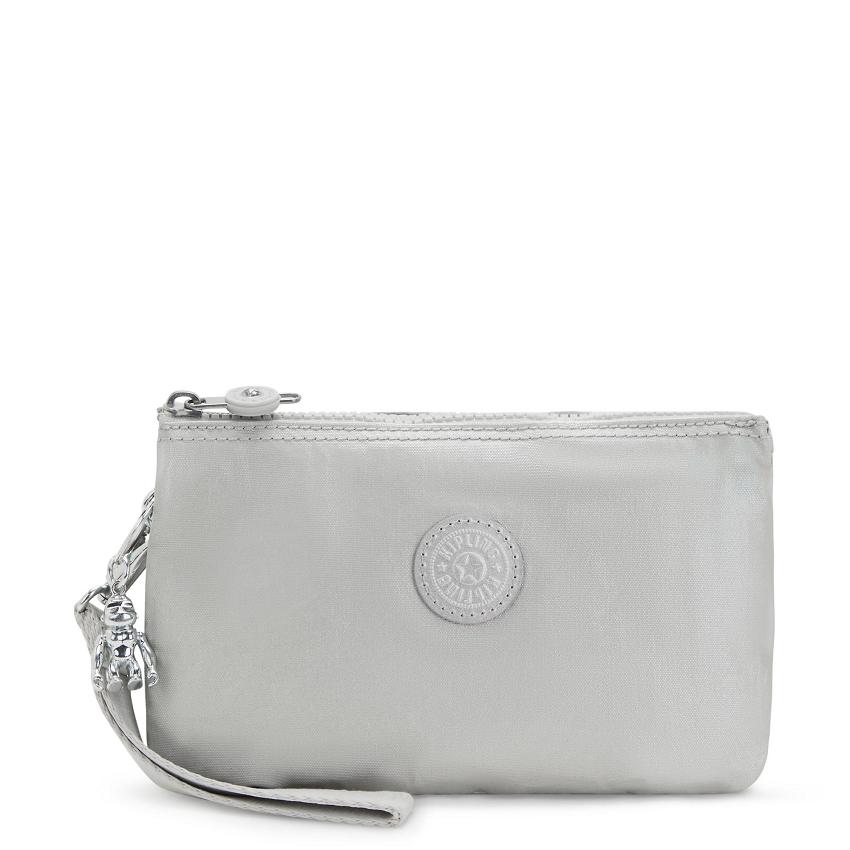 Kipling Creativity Extra Large Makeup Bags Silver | UKKi1094E