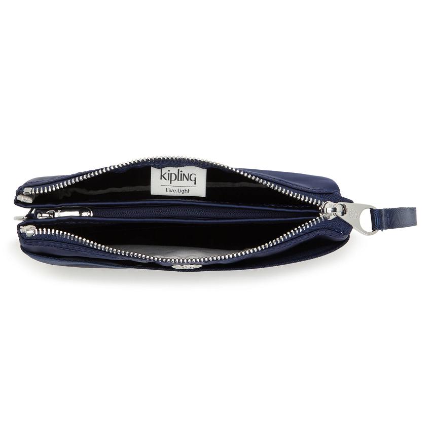 Kipling Creativity Extra Large Wallets Blue Stripes | UKKi1150G
