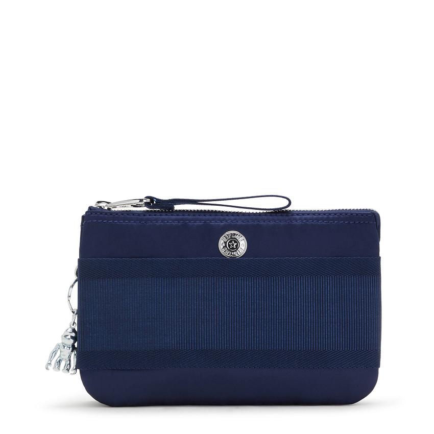 Kipling Creativity Extra Large Wallets Blue Stripes | UKKi1150G
