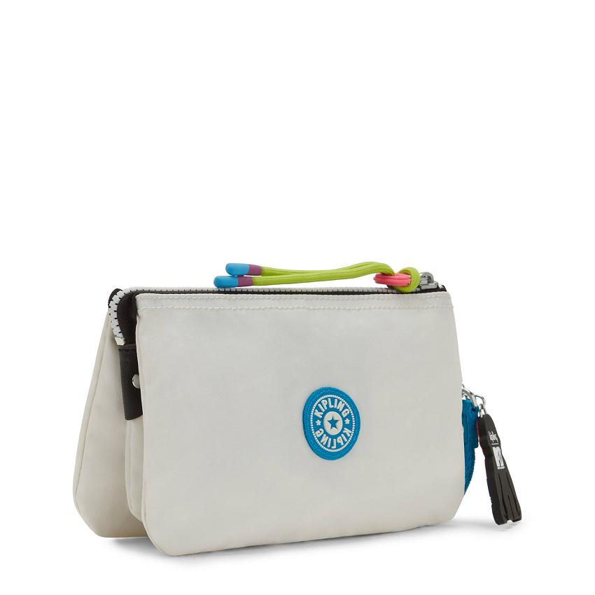 Kipling Creativity Extra Large Wallets Grey Pink | UKKi1149G