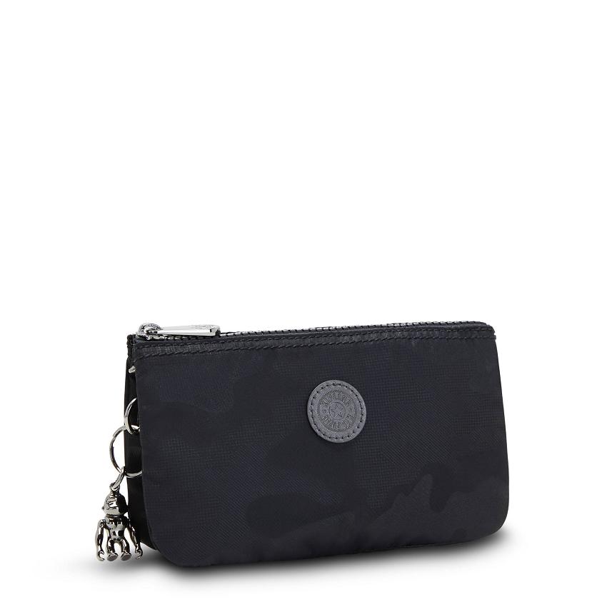 Kipling Creativity Large Makeup Bags Black Camo | UKKi1099I