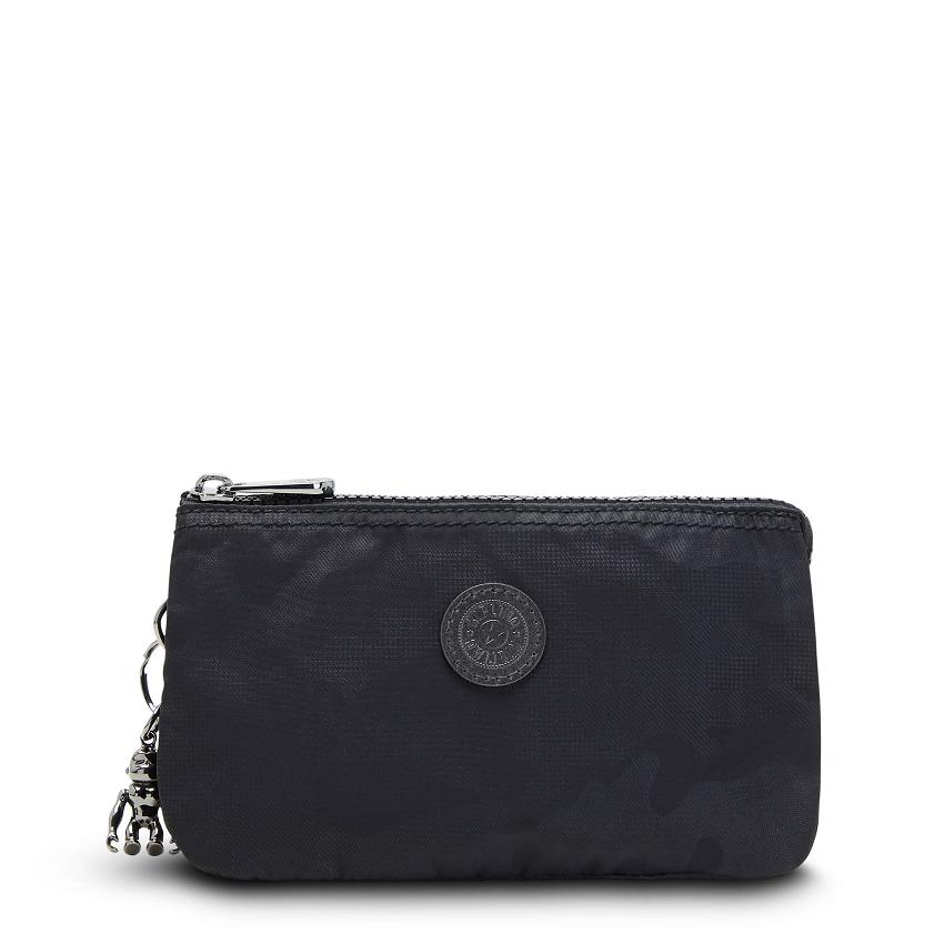 Kipling Creativity Large Makeup Bags Black Camo | UKKi1099I
