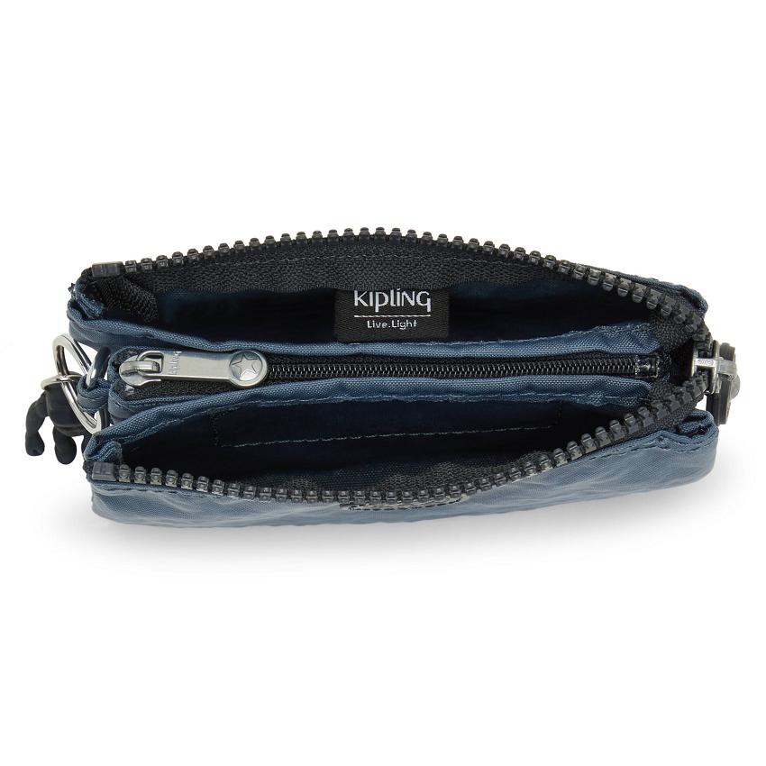 Kipling Creativity Small Wallets Navy Grey | UKKi1155W