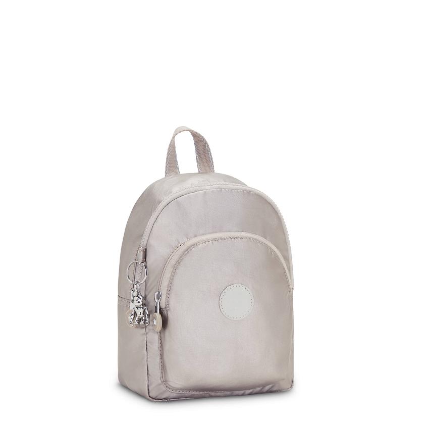 Kipling Curtis Compact Metallic Backpacks Metal | UKKi1351M