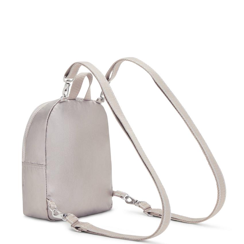 Kipling Curtis Compact Metallic Backpacks Metal | UKKi1351M