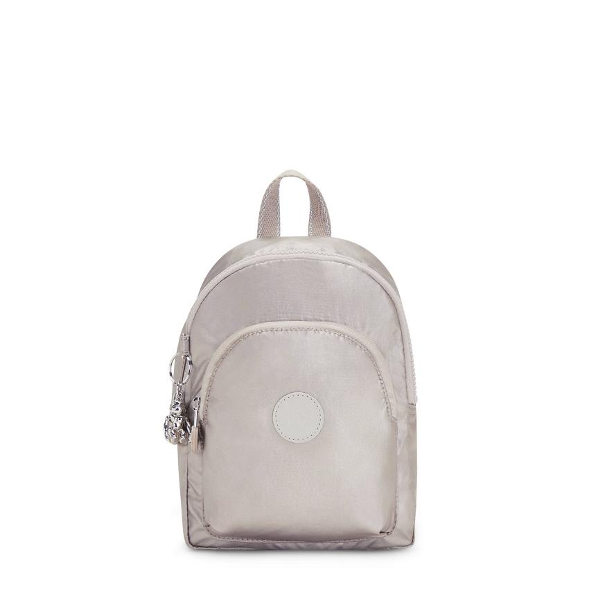 Kipling Curtis Compact Metallic Backpacks Metal | UKKi1351M