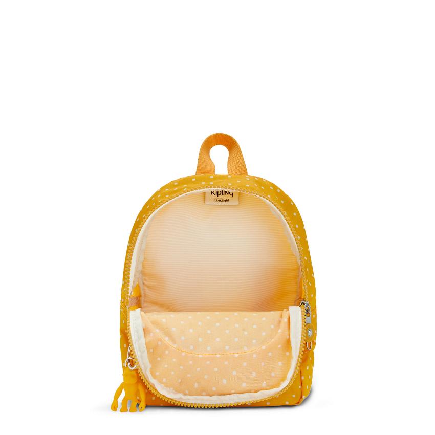 Kipling Curtis Compact Travel Backpacks Yellow | UKKi1408O