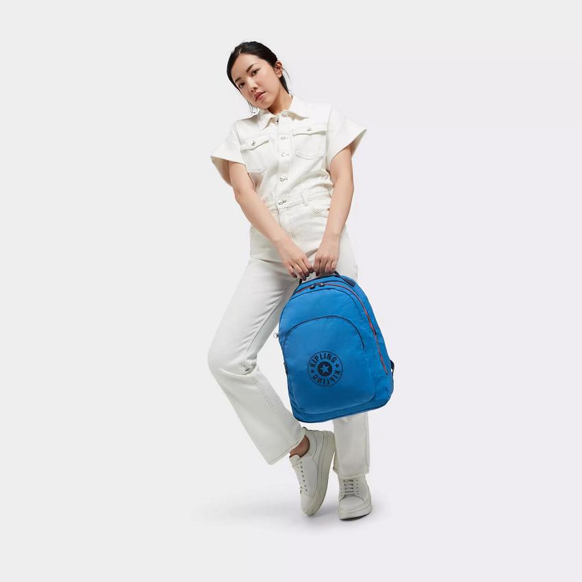 Kipling Curtis Extra Large Fashion Backpacks Blue | UKKi1231I