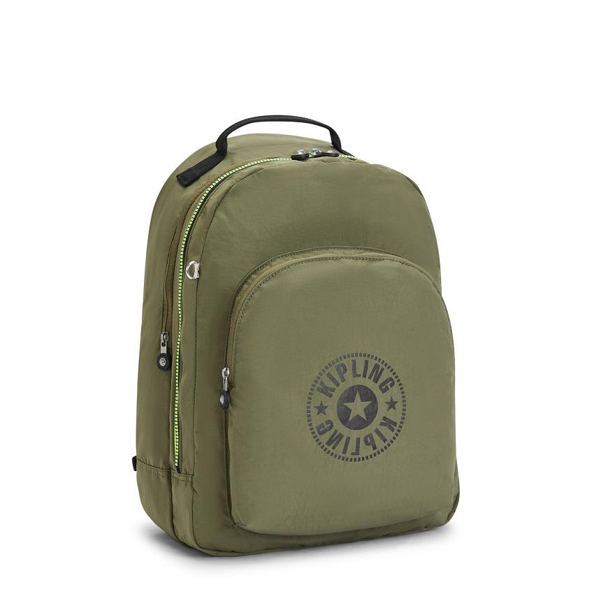 Kipling Curtis Extra Large Laptop Backpacks Olive | UKKi1313G