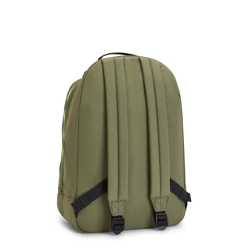 Kipling Curtis Extra Large Laptop Backpacks Olive | UKKi1313G