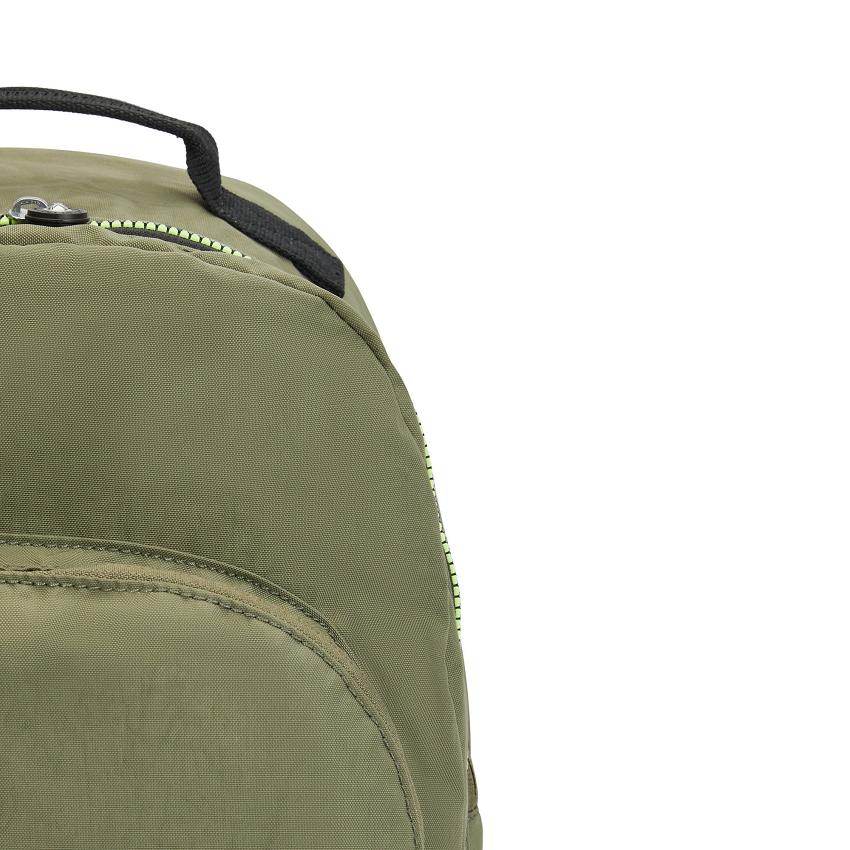 Kipling Curtis Extra Large Laptop Backpacks Olive | UKKi1313G