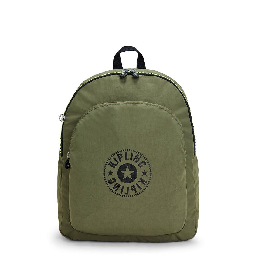 Kipling Curtis Large Laptop Backpacks Olive | UKKi1315R