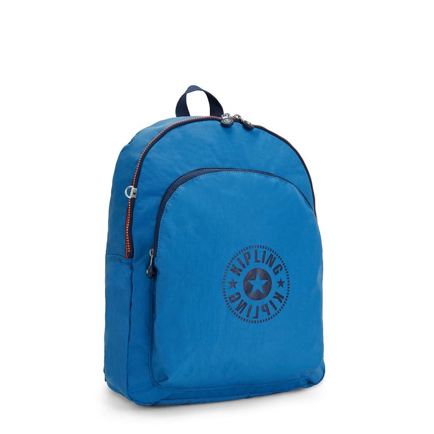 Kipling Curtis Large Travel Backpacks Blue | UKKi1409P
