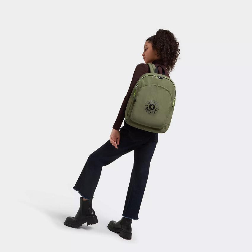 Kipling Curtis Large Travel Backpacks Olive | UKKi1410Q