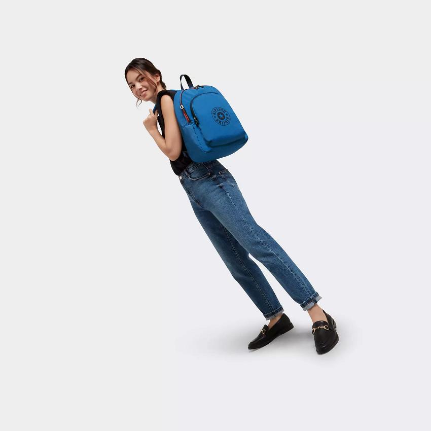 Kipling Curtis Medium Fashion Backpacks Blue | UKKi1234Q