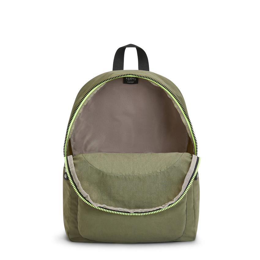 Kipling Curtis Medium Fashion Backpacks Olive | UKKi1238G