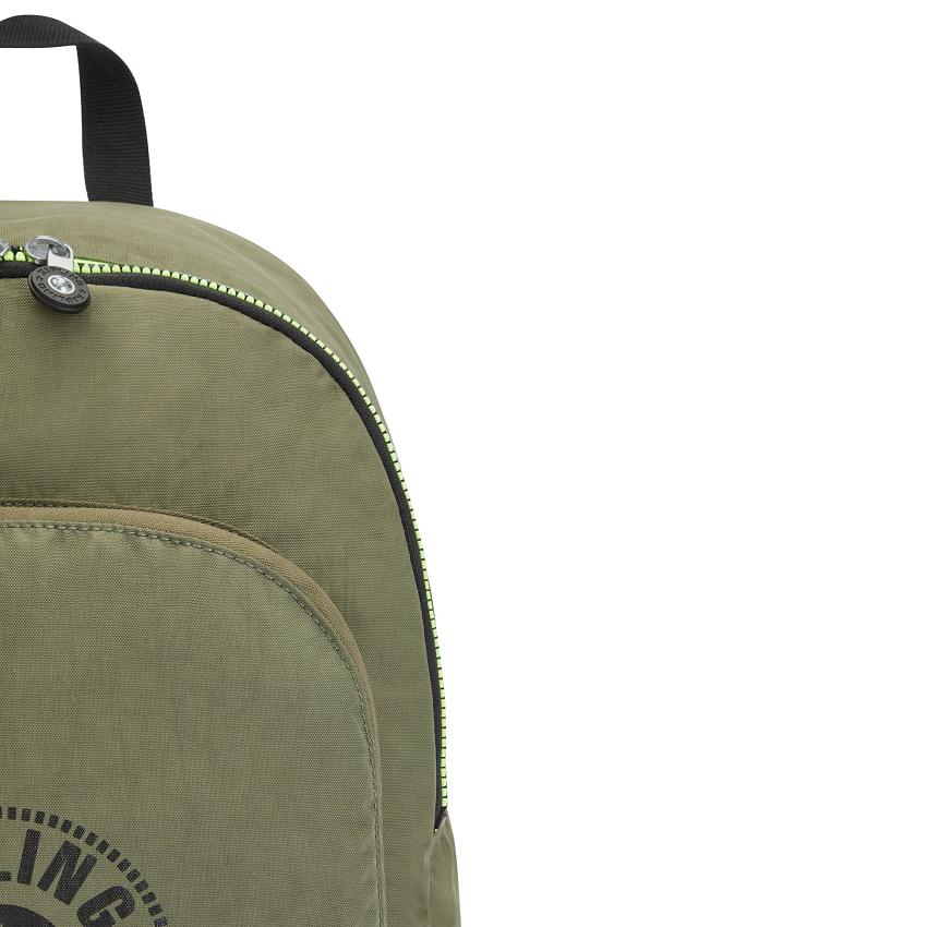 Kipling Curtis Medium Fashion Backpacks Olive | UKKi1238G