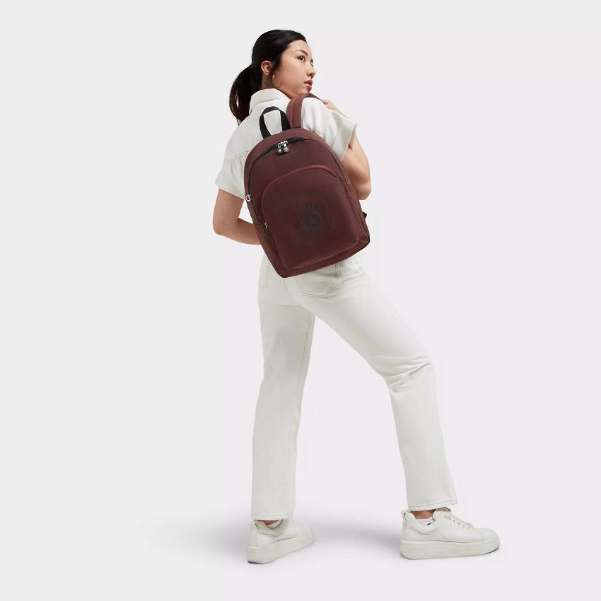 Kipling Curtis Medium Travel Backpacks Burgundy | UKKi1413G